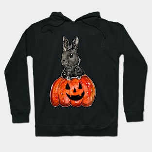 Jack O Lantern Rabbit Hoodie